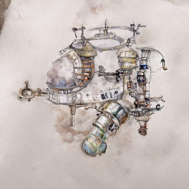 Utopian Space Castles #19 static token preview