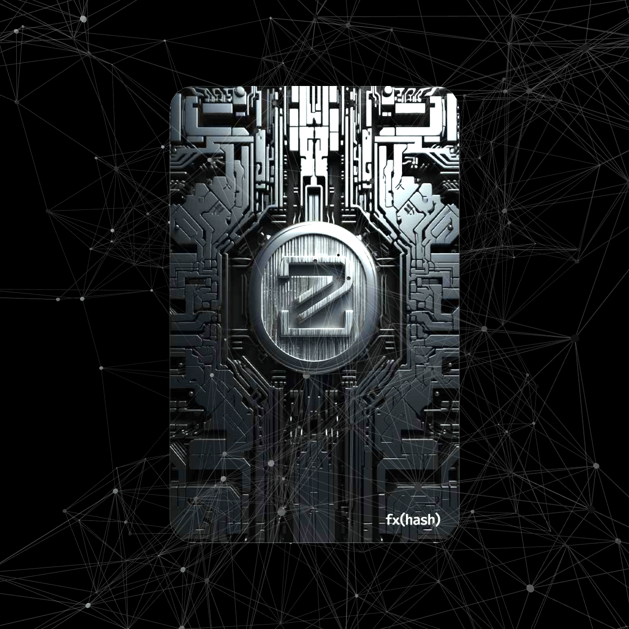 FXHash 2.0 Card #3 static token preview