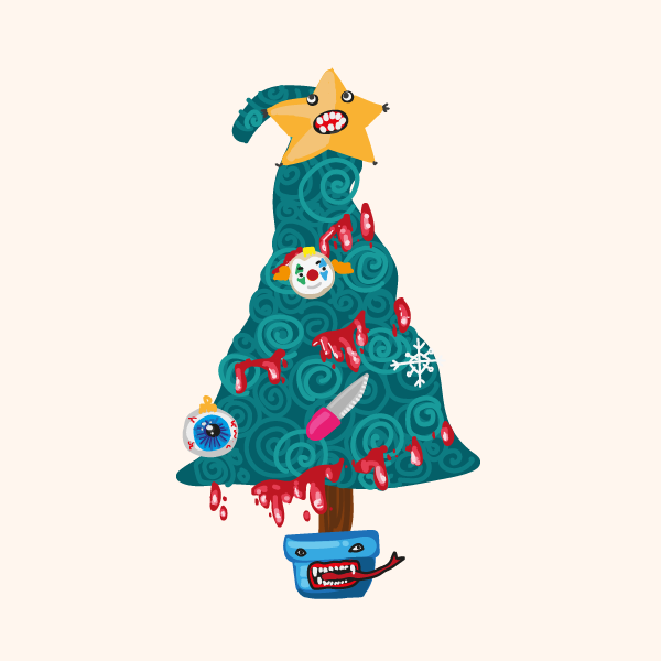 Creepy Christmas Tree For You! #9 static token preview