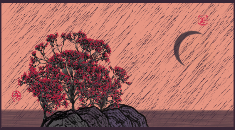 Bloom in the rain #21 static token preview