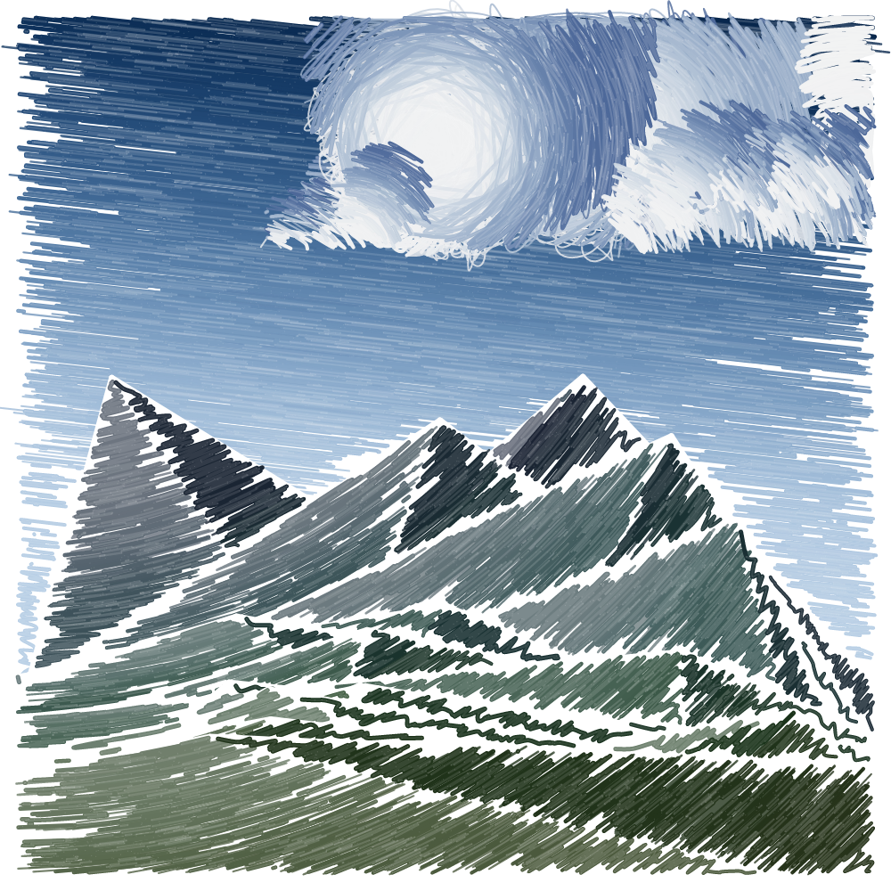 Mount Doodle #18 static token preview