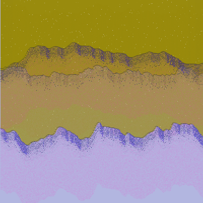 Glitched Mountains GT #6 static token preview