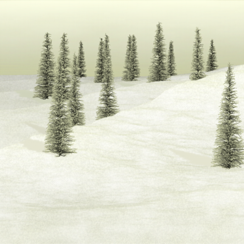 Snowy Hills #5 static token preview