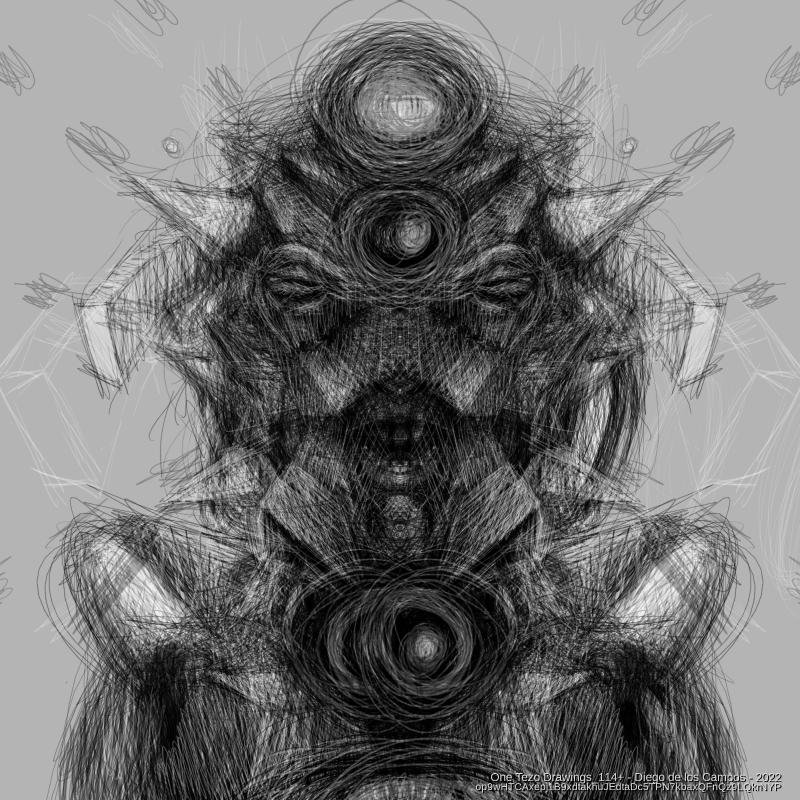 One Tezo Drawings_114+ #9 static token preview