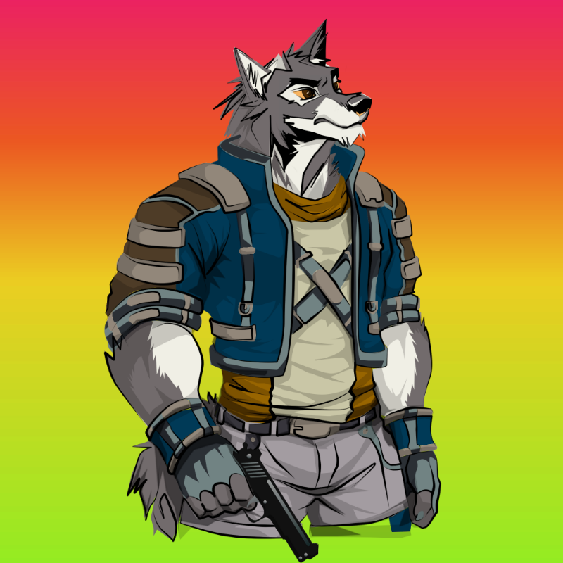 Wolf-soldier #2 static token preview