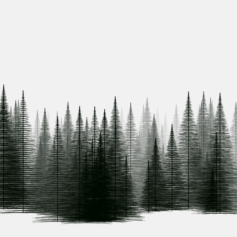 Pine trees in the cold #18 static token preview