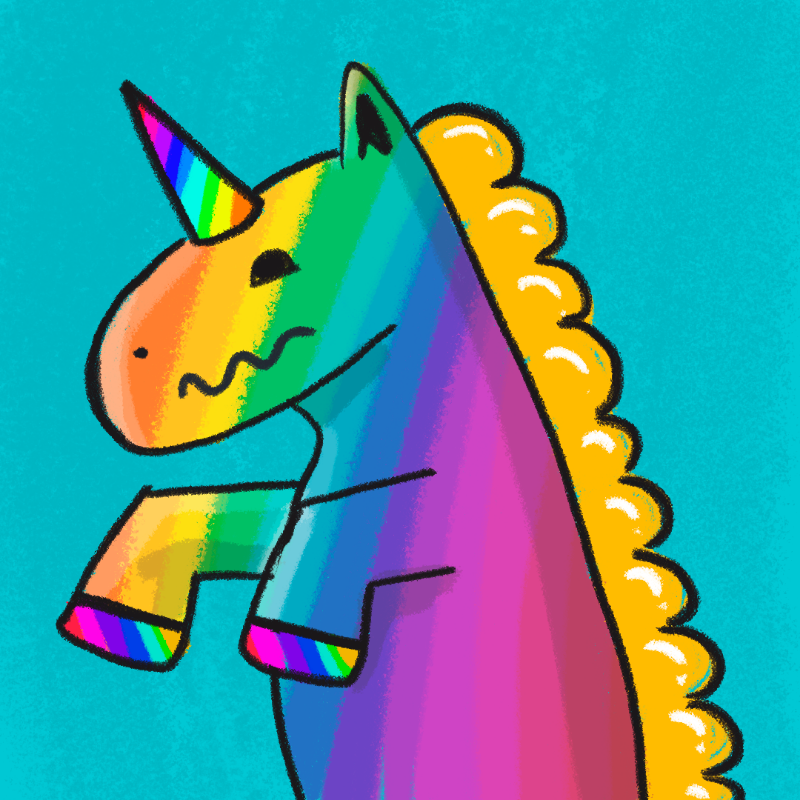 Peculiar unicornos #316 static token preview