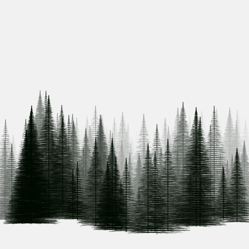 Pine trees in the cold #19 static token preview