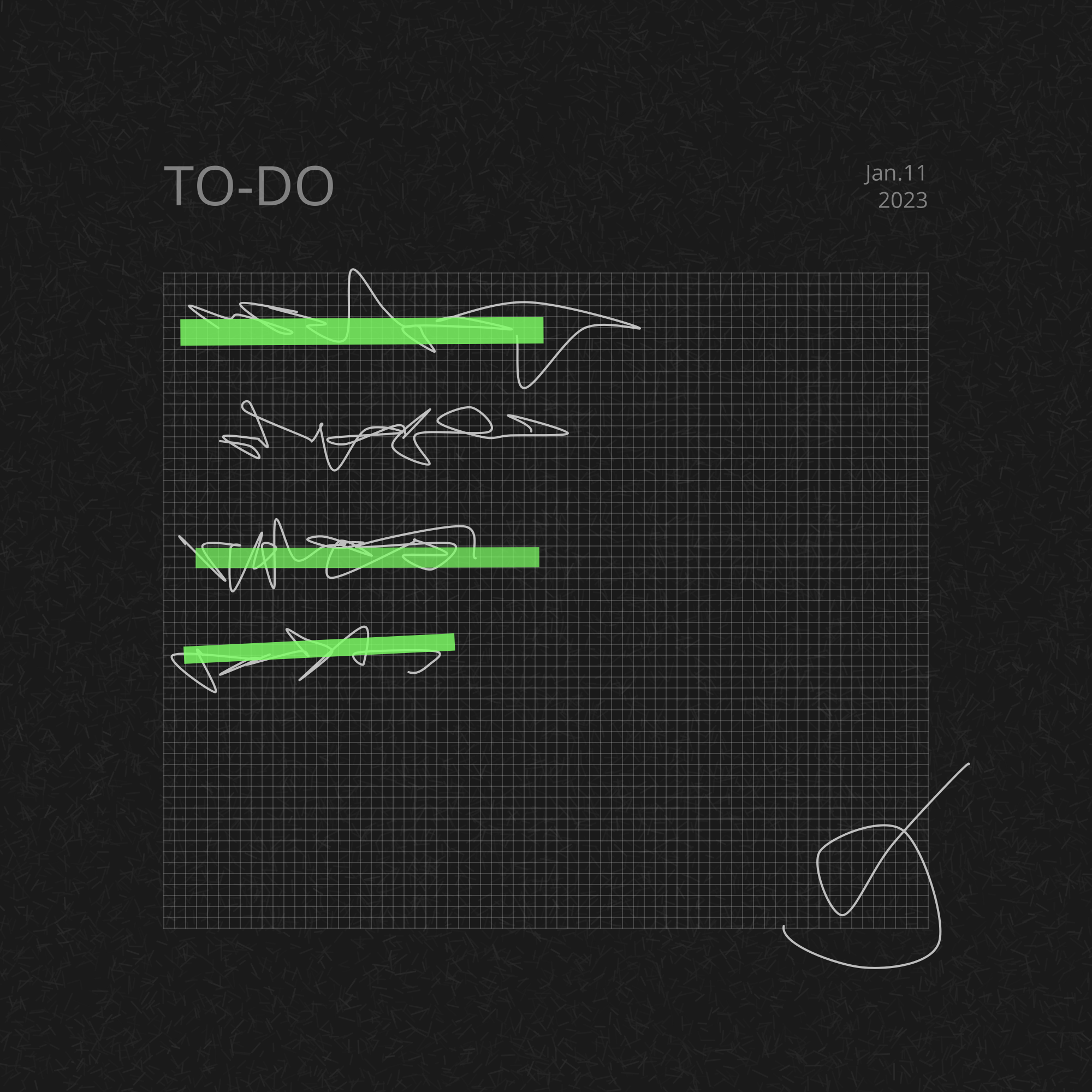 To-do for Genuary32nd #12 static token preview