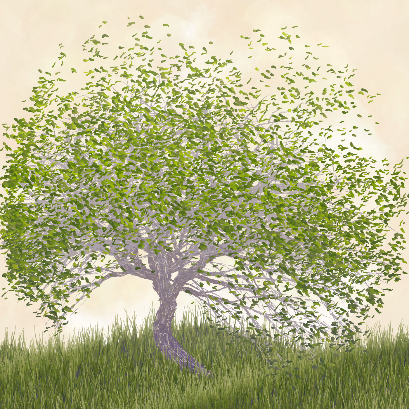 Ornamental Tree #9 static token preview