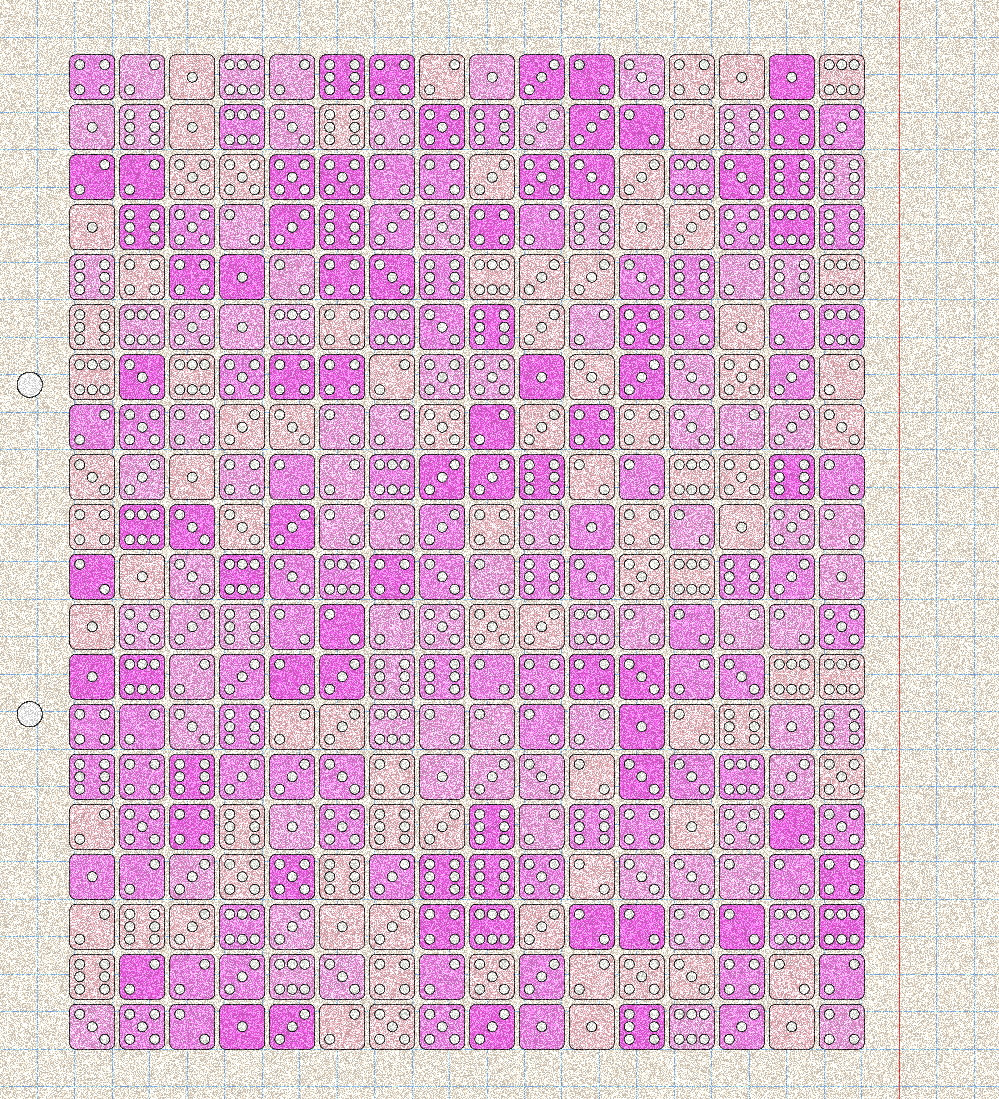 sketchbook page 6: dice roll #18 static token preview