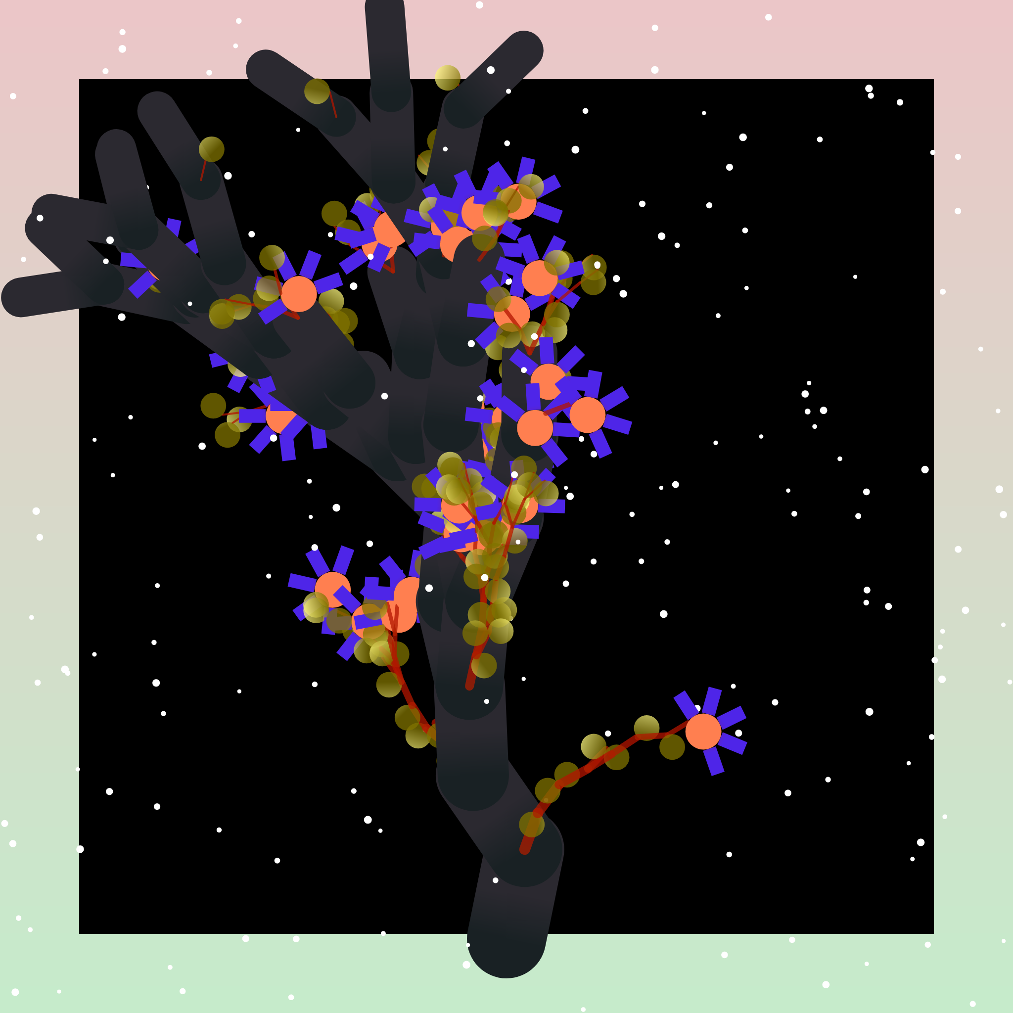Some generative winter trees #24 static token preview
