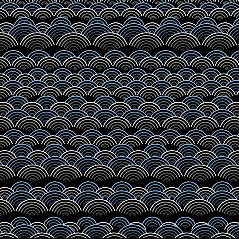 Japanese Wave Pattern 2.0 #5 static token preview
