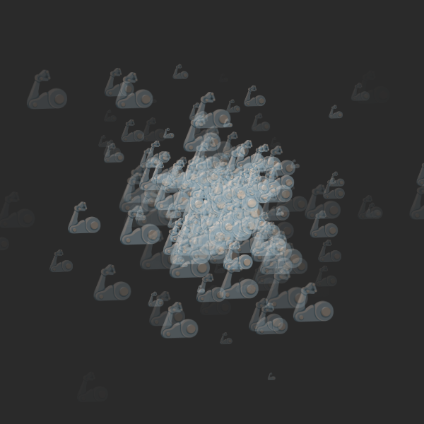 Emojies particle system #10 static token preview