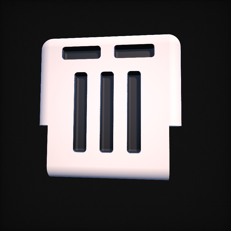 3D-SMOLSKULL #262 static token preview
