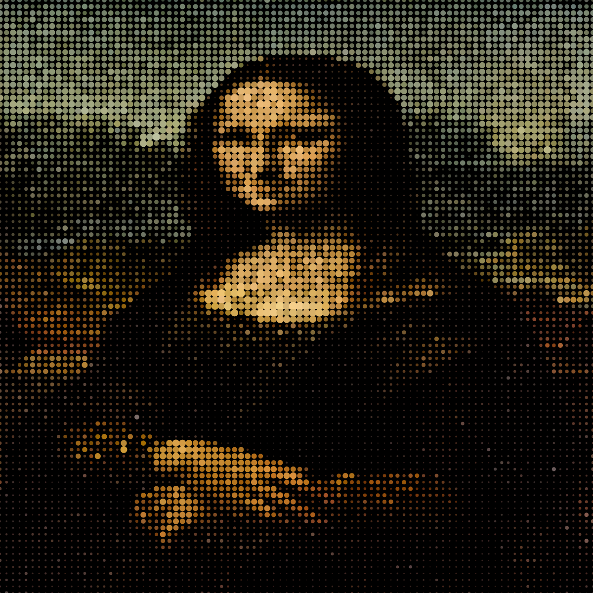 Getting Close to Monna Lisa #5 static token preview