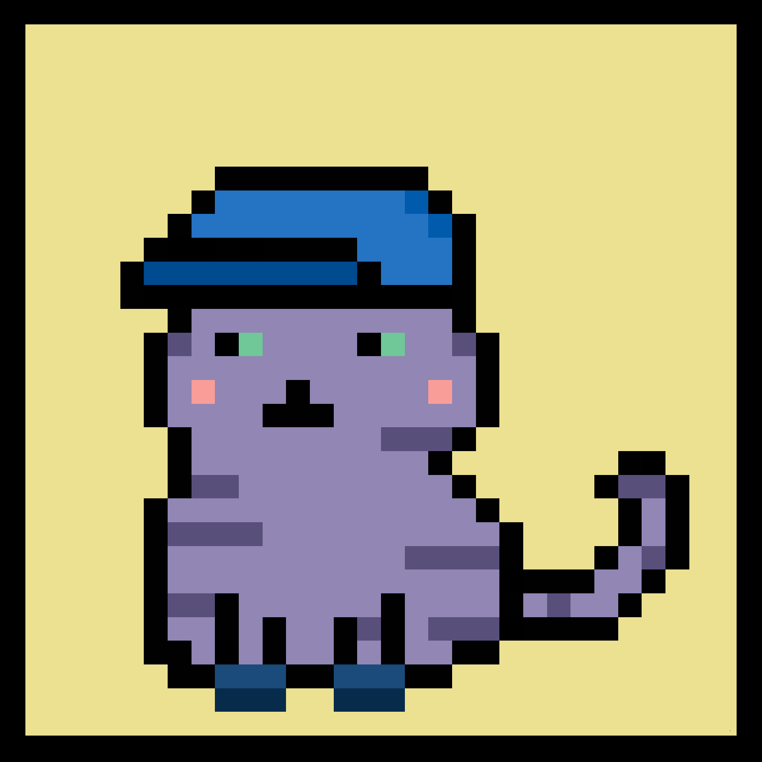 Lazy Kitties #2200 static token preview