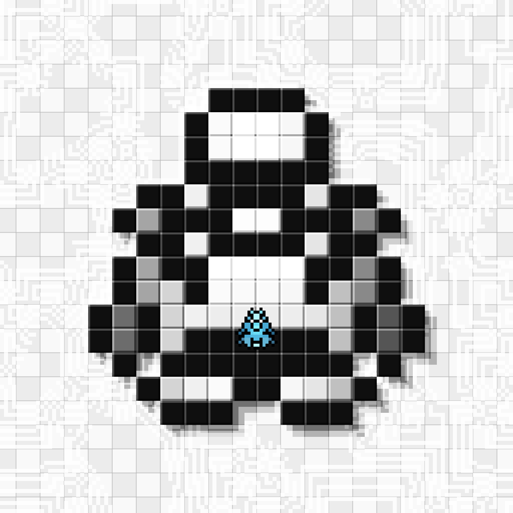 Pixel Spaceships Solos #17 static token preview