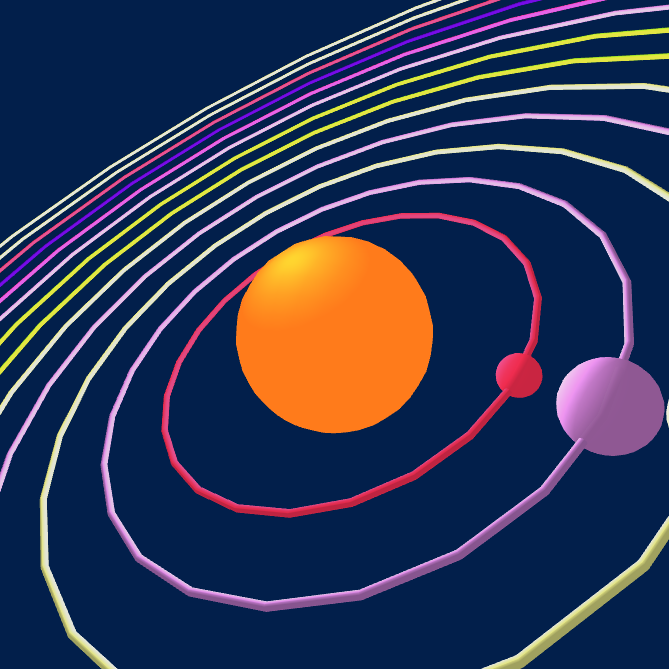 Generative solar system #1 static token preview