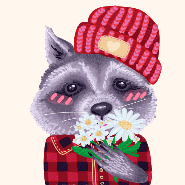 Cool Raccoon Collection #1 static token preview