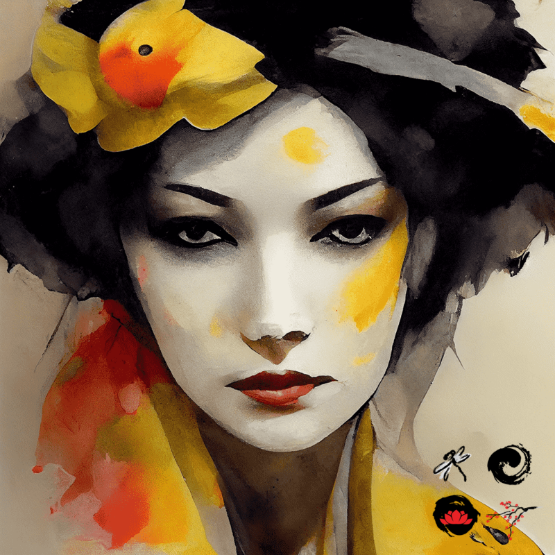 َAtumn Geisha #16 static token preview