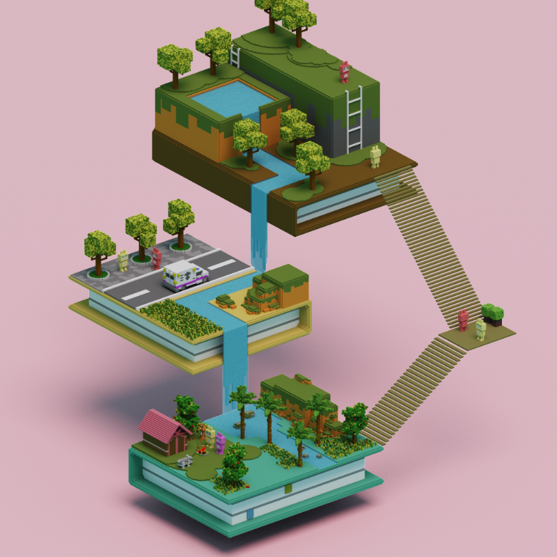 Books and islands #14 static token preview