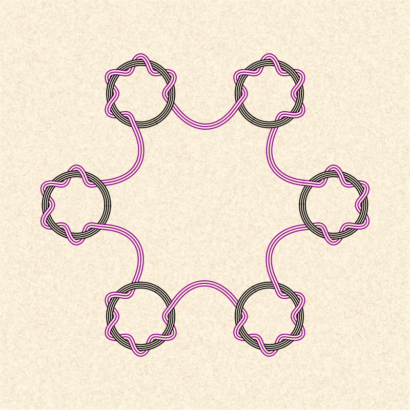 Sinusoidal Weave #10 static token preview