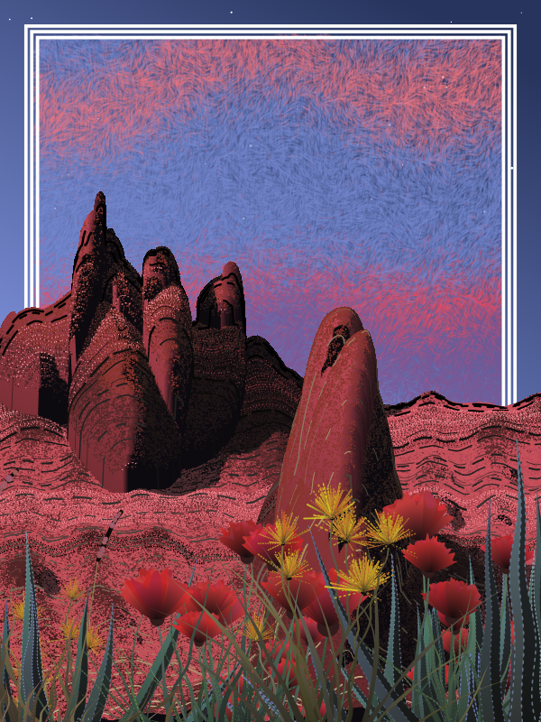 Desert Sun Rising #1 static token preview