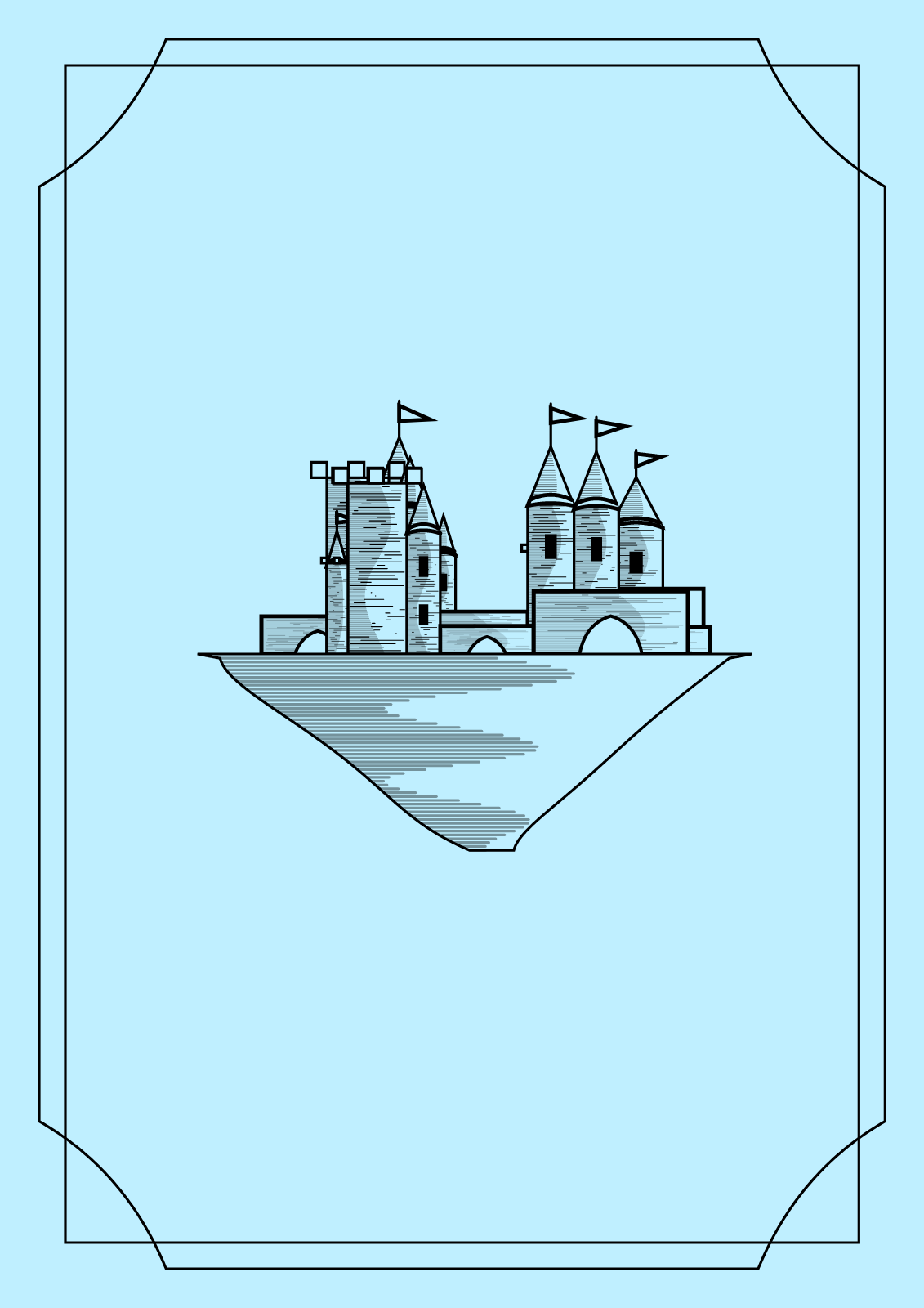 Minimalist Castle #4 static token preview
