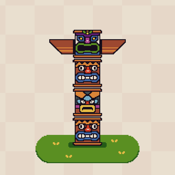 Tiki Totem #2 static token preview