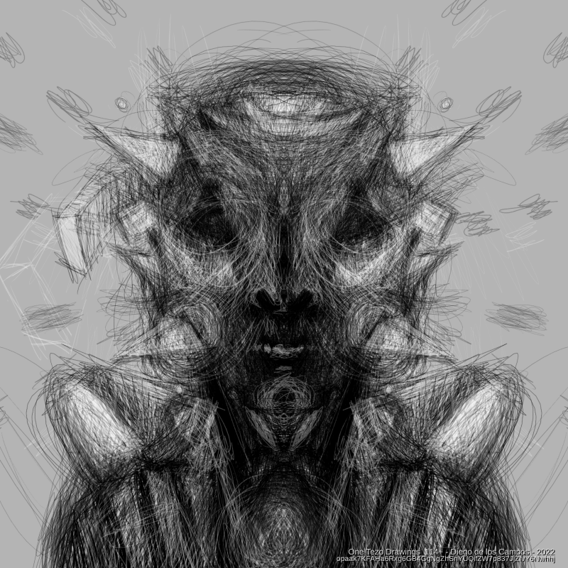 One Tezo Drawings_114+ #13 static token preview