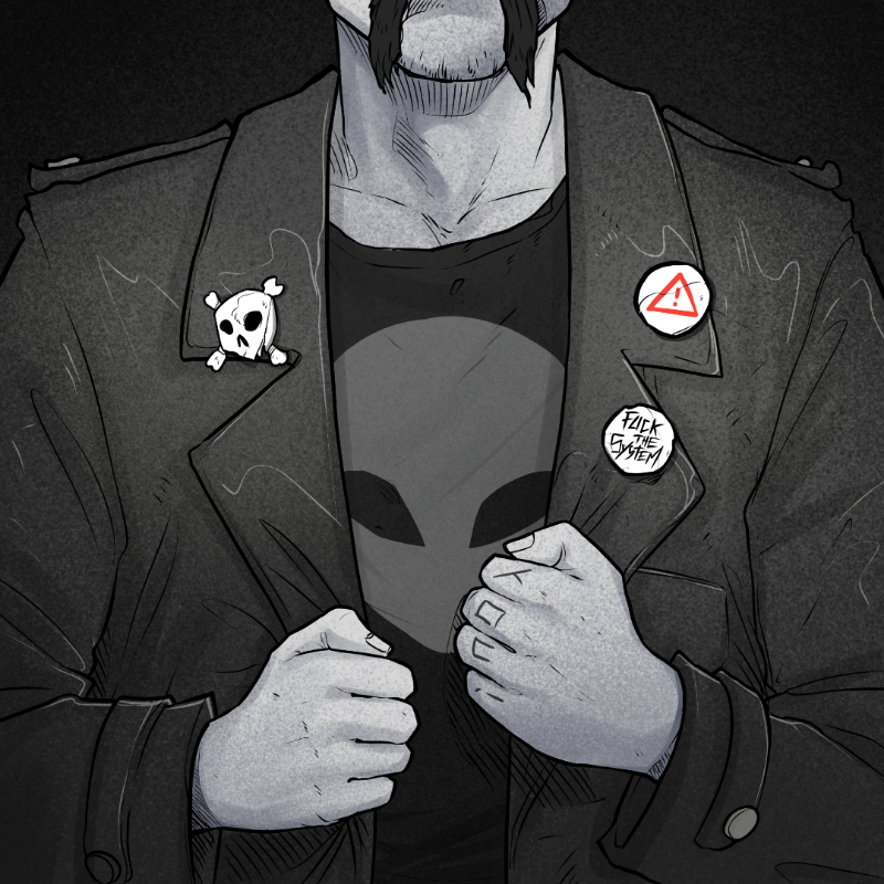 PUNX NOT DEAD #384 static token preview