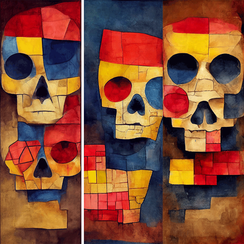 AI Skull #4 static token preview