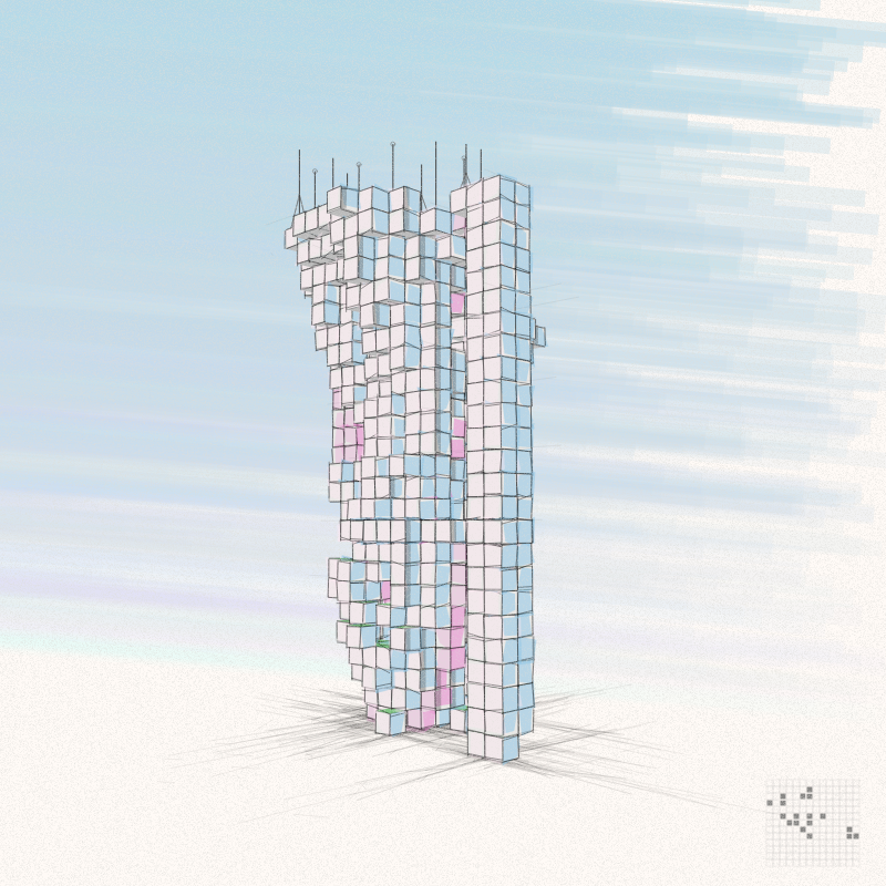 Cellular Skyscrapers #16 static token preview