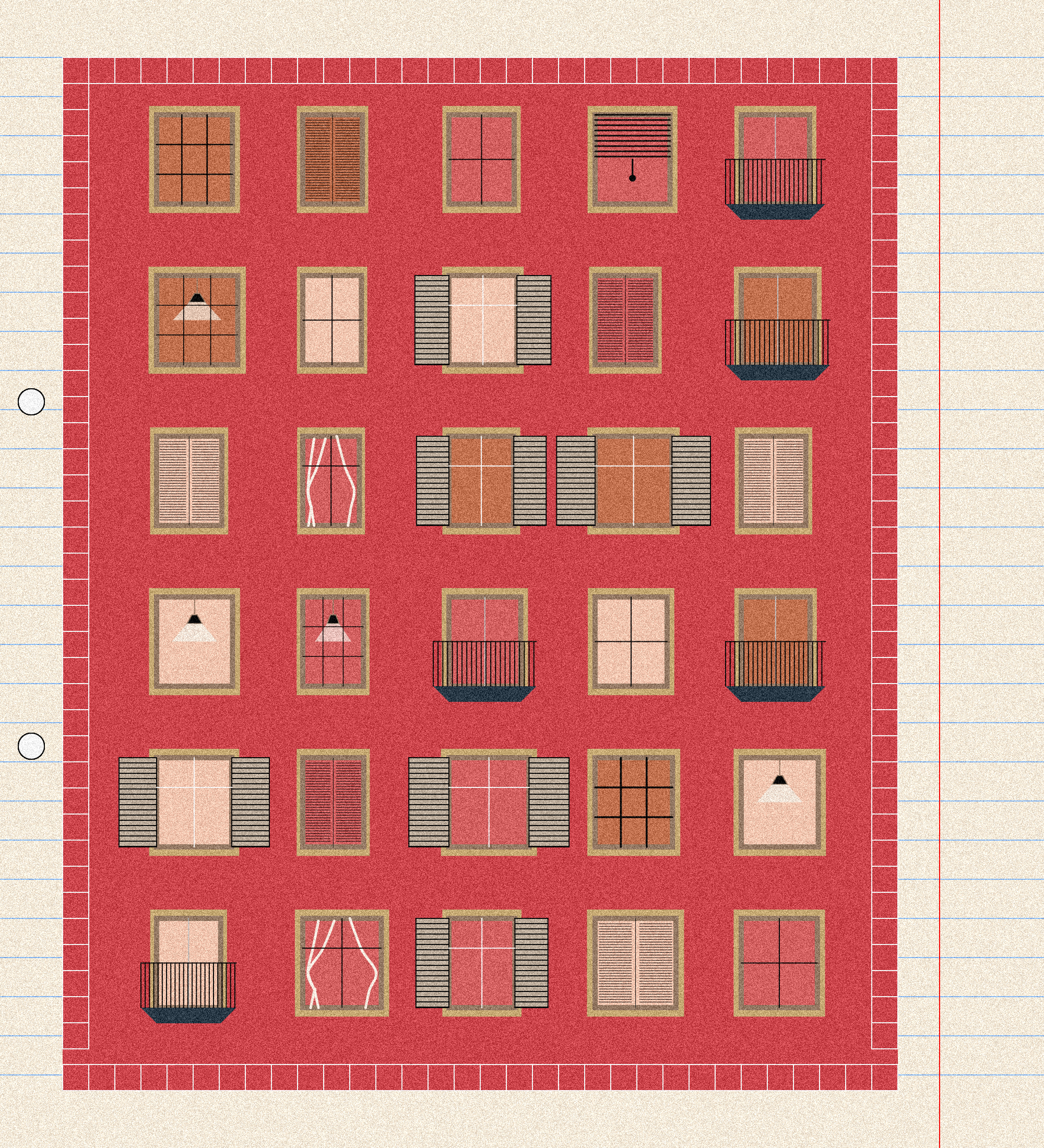 sketchbook page 9: windows #6 static token preview