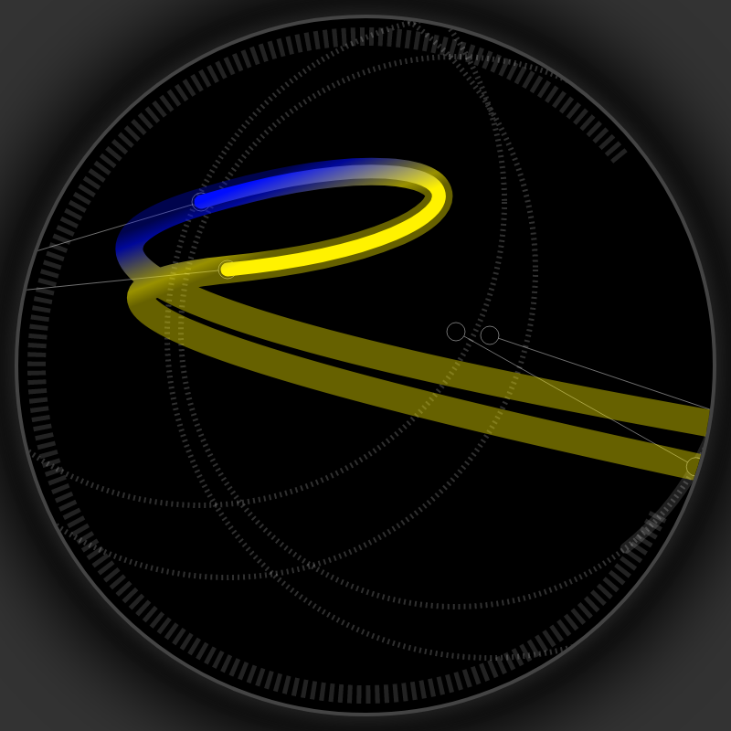 Neon Curves #9 static token preview