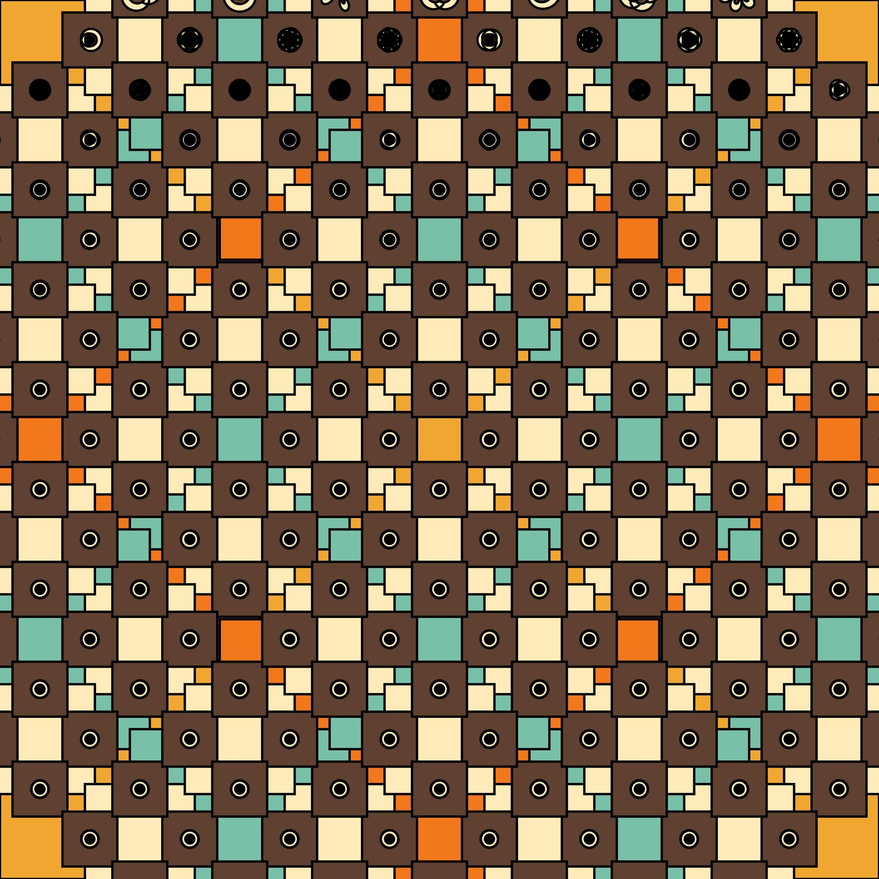 10 patterns 10 palettes #20 static token preview