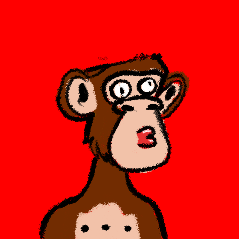 Drawed apes jetski club #12 static token preview