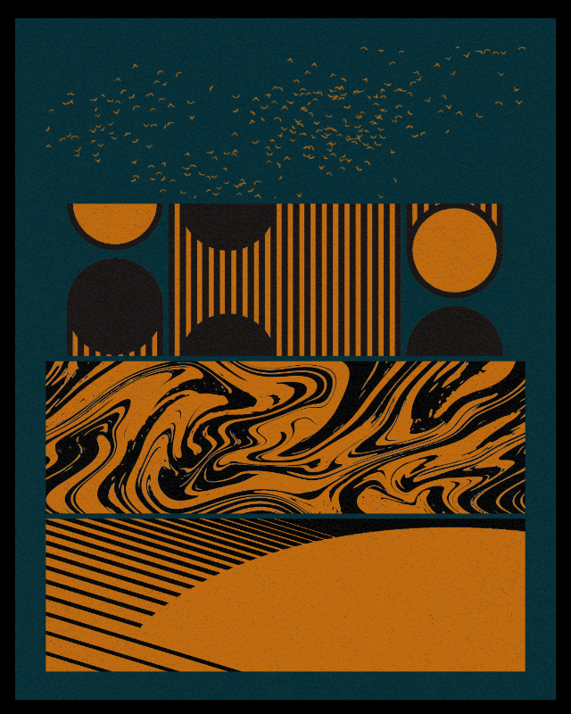 Bauhaus art #orange #18 static token preview
