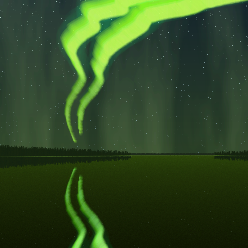 Aurora Borealis #16 static token preview