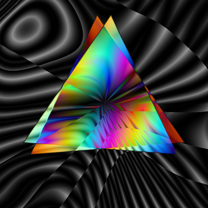Colorful Triangles #17 static token preview