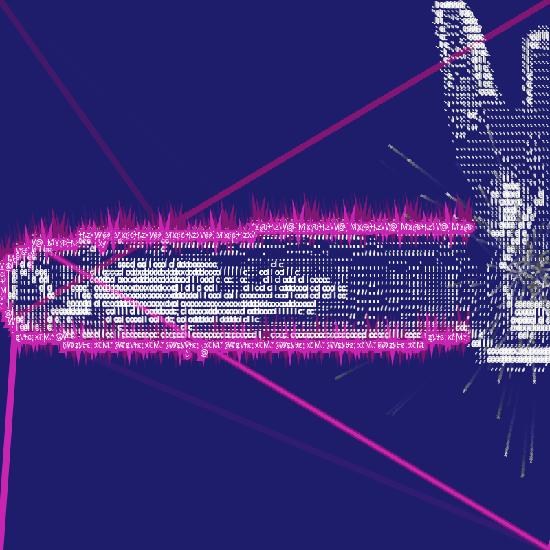 ascii trip saw #6 static token preview