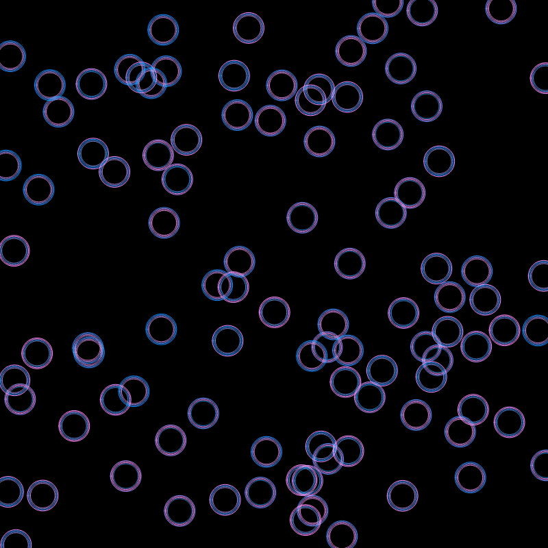 Bouncing circles #12 static token preview