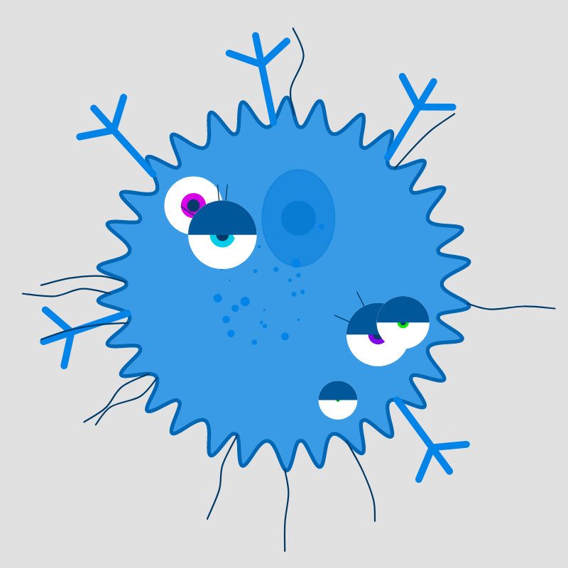 Virus generative #6 static token preview