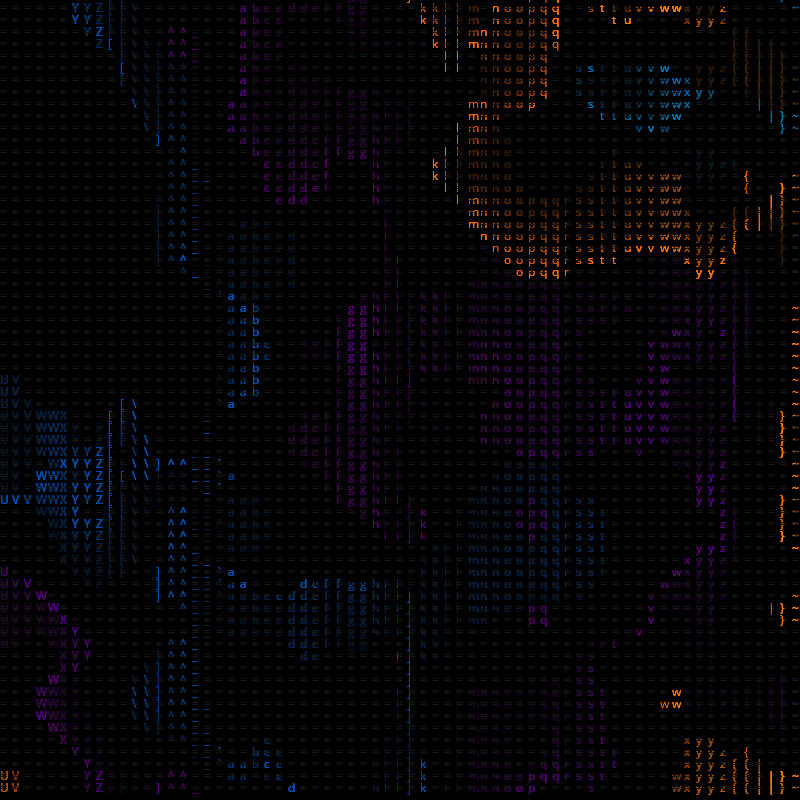 Ascii Noise #16 static token preview