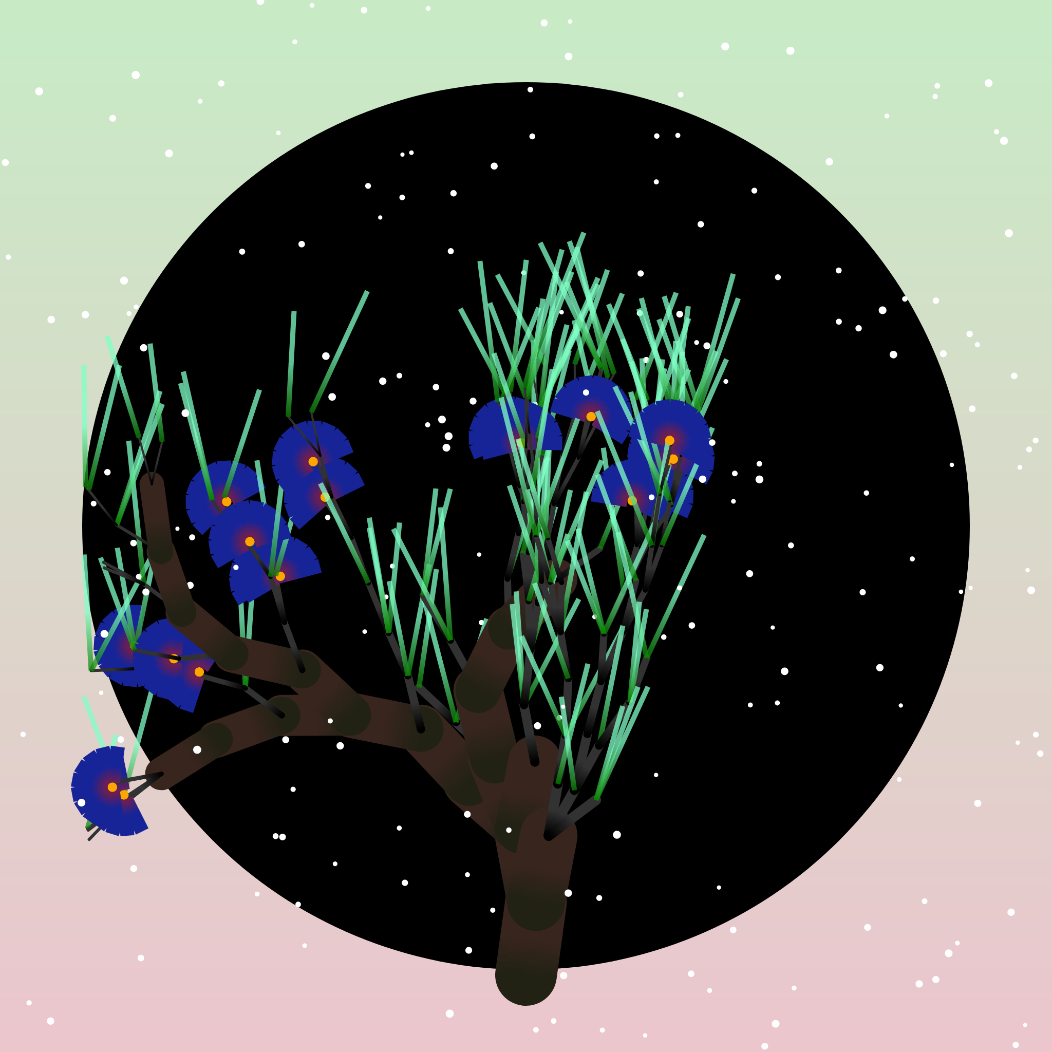 Some generative winter trees #12 static token preview