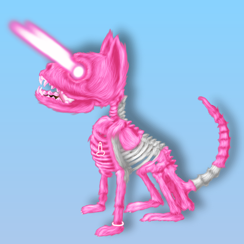 SkeleCats #13 static token preview
