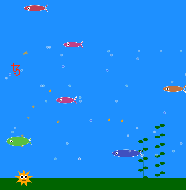 Tez Fish #4 static token preview