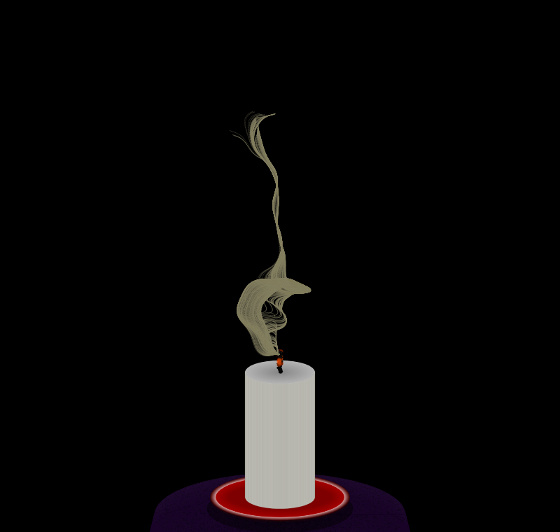 Candle in the Light Breeze #19 static token preview