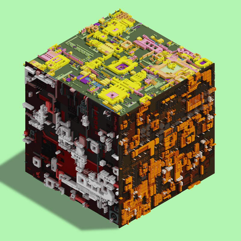 Cube generative #11 static token preview
